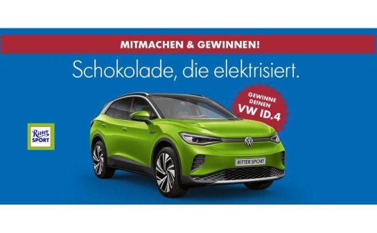 Ritter Sport: gewinne einen VW ID.4!