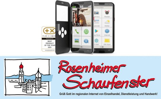 Rosenheimer Schaufenster: ein EMPORIA SMART.5 Handy wird verlost