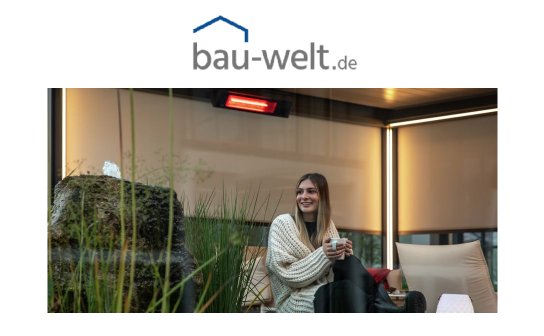 bau-welt.de: gewinne einen Heizstrahler von Warema im Wert von 1.800 €