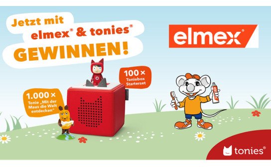 elmex: 100 Toniebox Startersets & 1.000 Maus Tonies werden verlost