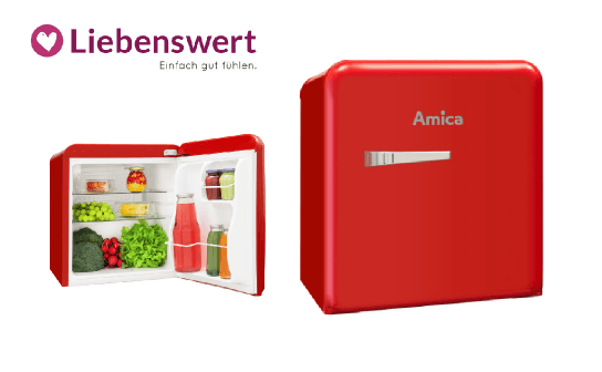 Liebenswert Magazin: gewinne eine Retro-Kühlbox von Amica im Wert von 379 €