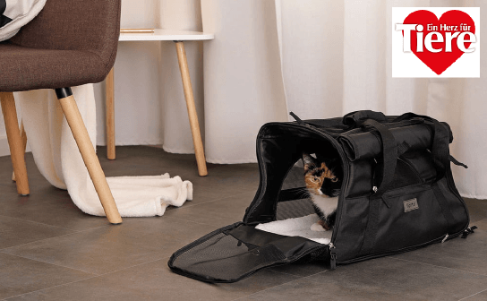 Ein Herz für Tiere: gewinne eine von 3 Transporttaschen für Katzen von lionto