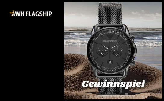 AWK Flagship: gewinne eine Armbanduhr von Armani
