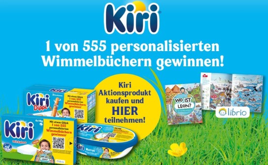Bel Brands: 555 personalisierte Wimmelbücher werden verlost