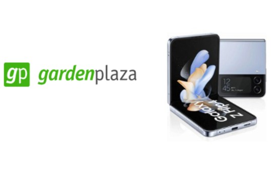 gardenplaza.de: ein Galaxy Z Flip4 zu gewinnen