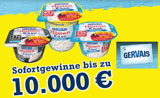 Hochland: Bargeldgewinne bis zu 10.000 € & weitere Sofortgewinne sichern