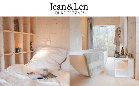 Jean&Len: verlost wird ein Kurzurlaub für 2 Personen in der Kleinen Bleibe