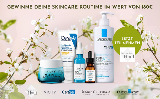 L'Oréal: monatlich wird 10 x ein Produktpaket aus dem Bereich Cosmétique Active verlost