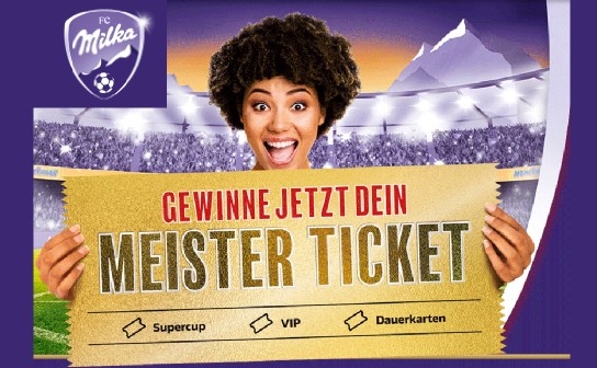 Milka: 5 x ein FC Milka Meister Ticket und weitere Tickets der Bundesliga / 2. Bundesliga