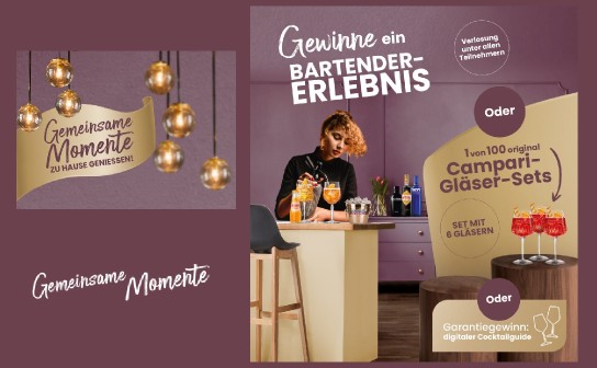 Campari: gewinne ein Bartender-Erlebnis bei dir zu Hause für dich und deine Freunde