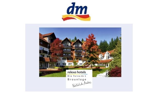 dm-drogerie markt: verlost wird ein Kurzurlaub für 2 Personen im Harz