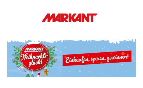 MARKANT: jetzt einen von 25 Einkaufsgutscheinen im Wert von jeweils 100 € gewinnen