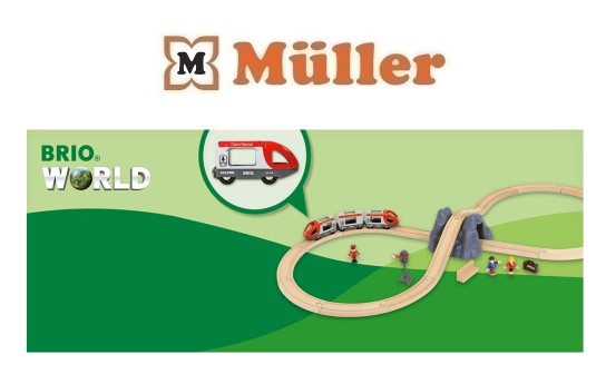Müller: 10 x ein personalisierbares BRIO Zugset