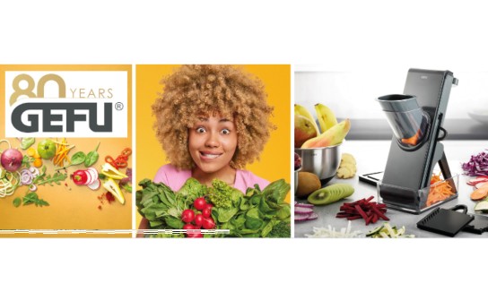 GEFU: 3 Sets mit Obstteiler, Kräutertopf + Gemüsehobel werden verlost