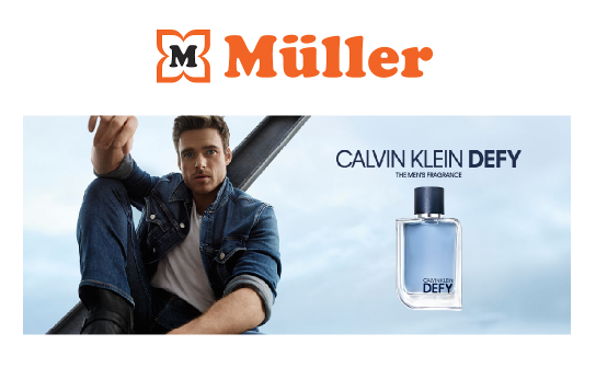 Müller: verlost wird 5 x ein Calvin Klein Überraschungspaket