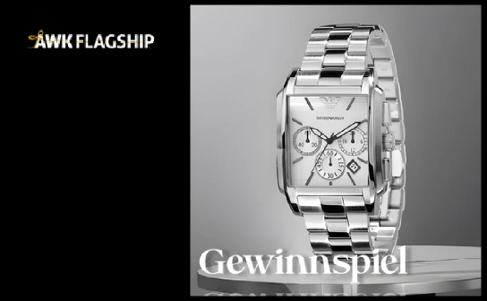 AWK Flagship: gewinne eine Herrenuhr von Armani