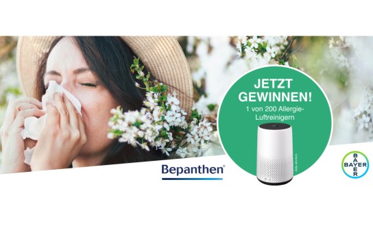 Bayer Vital: 200 Allergie-Luftreiniger werden verlost