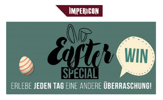 Impericon: täglich ein neuer Preis im Osterkalender
