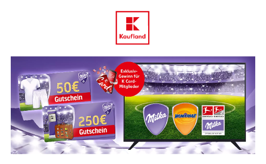 Kaufland: 50 x ein Tankgutschein im Wert von jeweils 250 € und 500 x ein 11teamsports-Gutschein