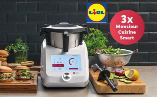 Lidl: 3 x eine Monsieur Cuisine Smart zu gewinnen