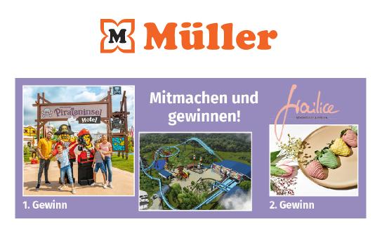 Müller: ein Familien-Kurzurlaub im LEGOLAND® Deutschland Resort und 10 weitere Preise
