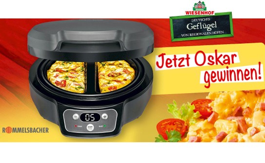 Wiesenhof: 66 Omelett Chefs von ROMMELSBACHER werden verlost