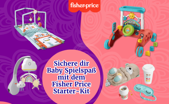 Mattel: ein Fisher-Price Baby Starter-Kit im Gesamtwert von über 200 € wird verlost