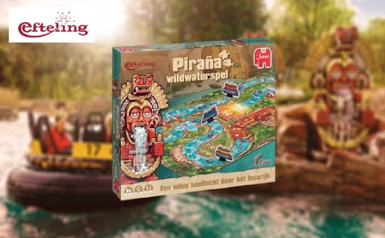 Efteling: verlost wird 3 x ein Piraña-Wildwasserspiel