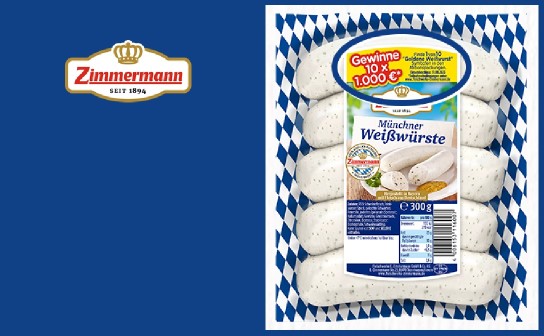 Fleischwerke Zimmermann: verlost werden 10 x 1.000 €