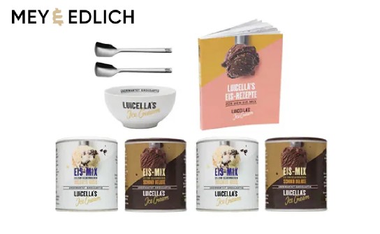 Mey & Edlich: 10 x ein „Komplett-Set Starter - Eis machen mit und ohne Eismaschine“ von Luicella's