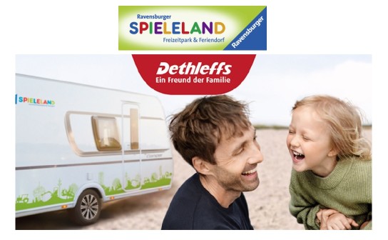 Ravensburger Spieleland: ein Camper® von Dethleffs im Wert von über 31.000 € und 49 weitere Preise