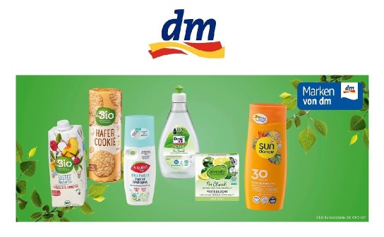 dm-drogerie markt: 12 x ein Geschenkset mit Produkten von dmBio, Denk mit, S-Quito, alverde NATURKOSMETIK und DUNDANCE