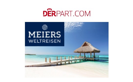 DERPART: verlost wird ein Reisegutschein von MEIERS WELTREISEN in Höhe von 1.000 €