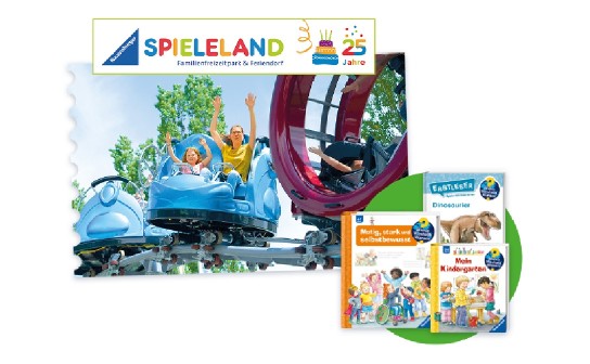 Ravensburger: verlost wird ein Aufenthalt im Spieleland und 25 x ein Buchpaket