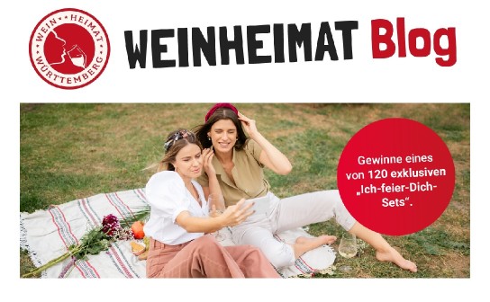 Weinheimat Württemberg: monatlich werden 10 „Ich-feier-Dich-Sets“ verlost