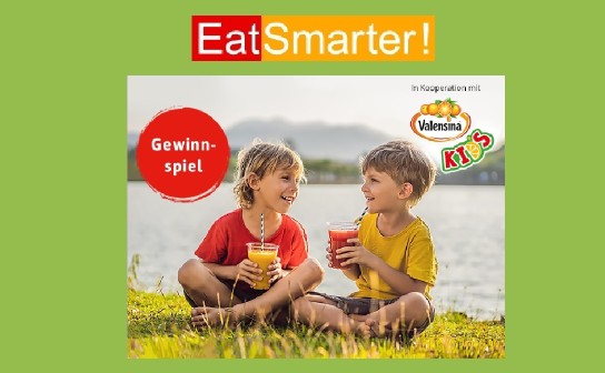 EatSmarter: verlost werden 15 Trinkspaß-Pakete von Valensina KIDS im Gesamtwert von ca. 300 €
