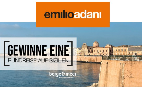 EmilioAdani: gewinne eine 7- tägige Sizilien Rundreise