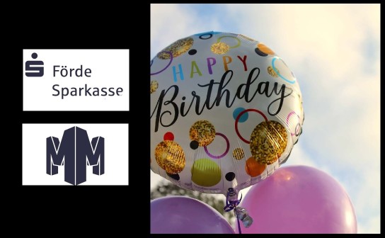 Förde Sparkasse: gewinne jetzt eine Geburtstagsparty mit allem was dazugehört