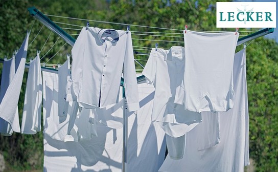 LECKER: verlost wird 2 x eine Wäschespinne von Leifheit im Wert von 179 €