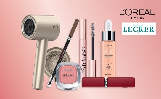 LECKER: verlost wird ein Beauty-Package von L’Oréal Paris und Silk‘n
