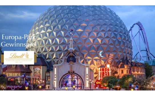 Lindt: gewinne einen Erlebnisaufenthalt im Europa-Park