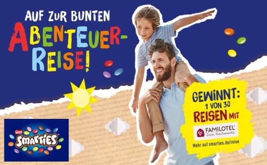 Nestlé: 30 x ein FAMILOTEL® Familien-Urlaub im Wert von jeweils ca. 1.500 €