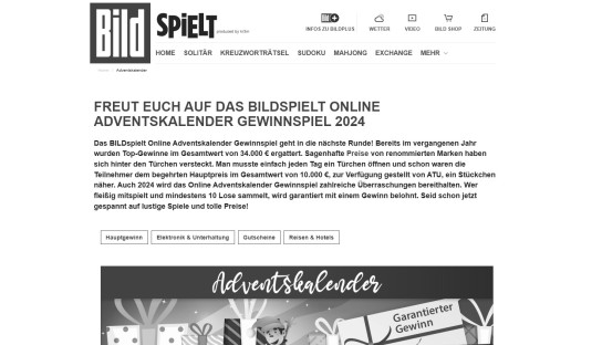 BILDspielt: Adventskalender Gewinnspiel 2025