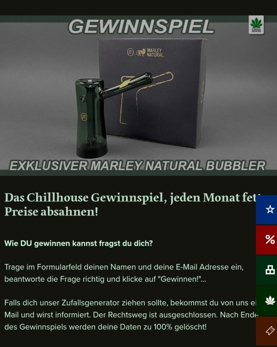 Chillhouse: Marley Natural Bubbler
