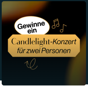 Fever - Candlelight-Konzert für zwei Personen in München im Wert von 110 €
