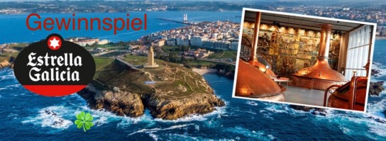 Getränke Hoffmann - Ein Reise für 2 Personen nach La Coruña in Galicien, inkl. Flug, zwei Übernachtungen, die Besichtigung der Estrella Galicia Brauerei