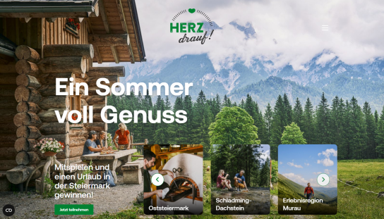 HERZ drauf - Urlaub in der Steiermark gewinnen  (REGIONAL)