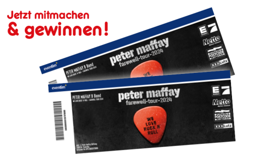 Netto - 1.000 Tickets der Peter Maffay Farewell Tour; teilweise mit Meet & Greets oder Soundcheck gewinnen