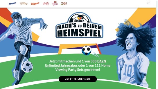 STORCK - 111 x Home Viewing Party Set oder 333 x DAZN Unlimited Jahresabo