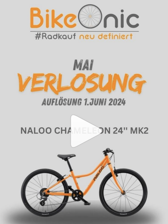 BikeOnic - Ein Naloo Chameleon 24“ Fahrrad gewinnen!  (INSTAGRAM)